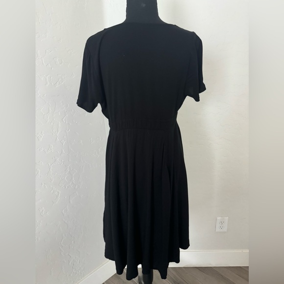 Torrid 00 black lace up dress - Picture 3 of 3